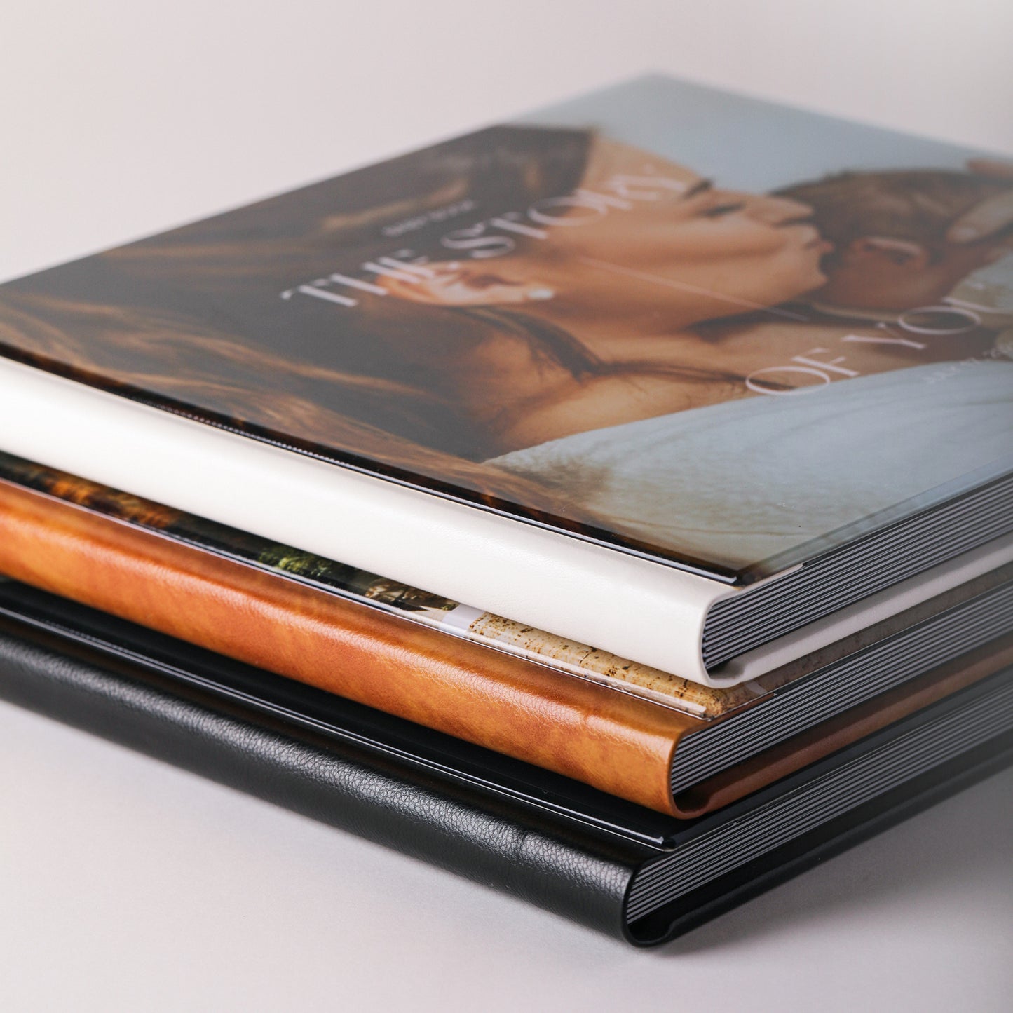 【Premium Photo Book 】Acrylic & Leather Cover