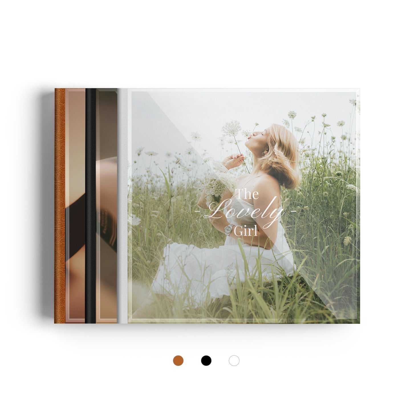 【Premium Photo Book 】Acrylic & Leather Cover